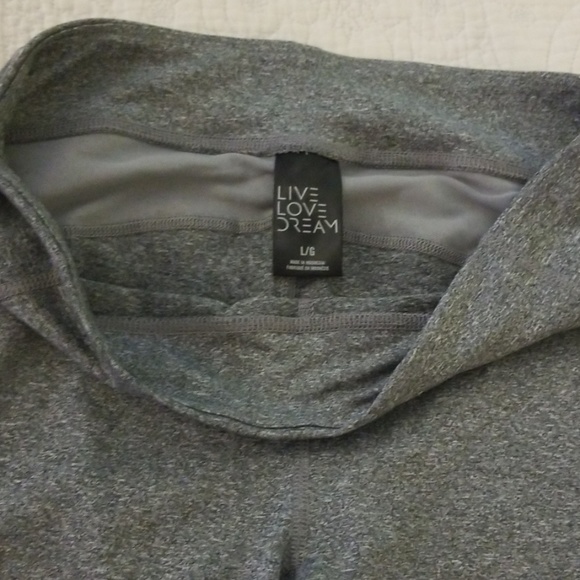 Workout leggings Capri cut Heather gray Large - Picture 5 of 5